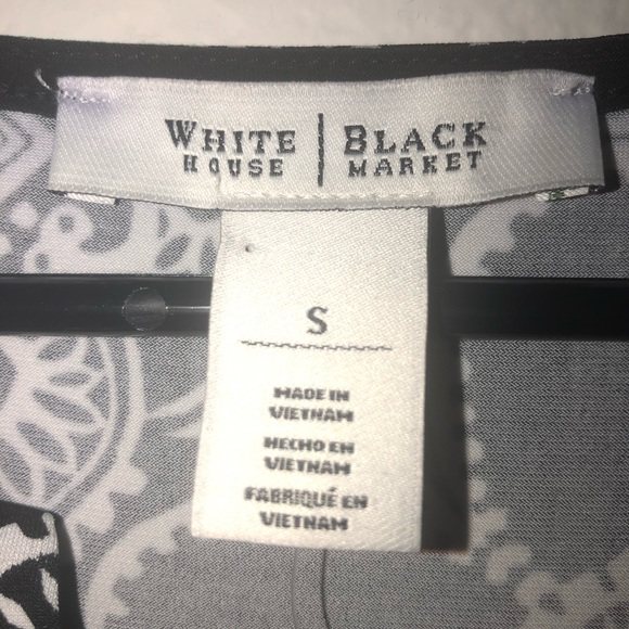 White House Black Market | Scroll Print Dress - Picture 6 of 8